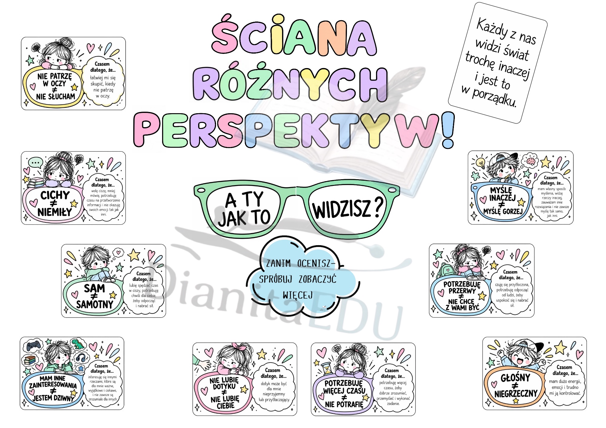 Gazetka Tydzień Tolerancji - Ściana Różnych Perspektyw - obrazek 2